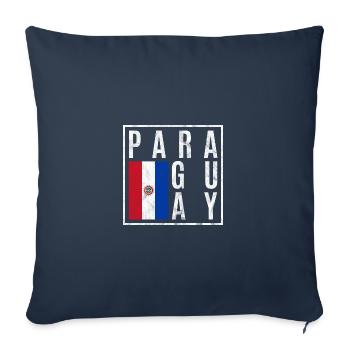 Paraguay - Sofa pillowcase 17,3'' x 17,3'' (45 x 45 cm) - navy - Front