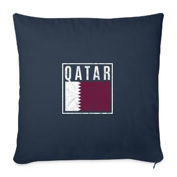 Qatar - Sofa pillowcase 17,3'' x 17,3'' (45 x 45 cm) - navy - Front