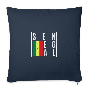 Senegal - Sofa pillowcase 17,3'' x 17,3'' (45 x 45 cm) - navy - Front