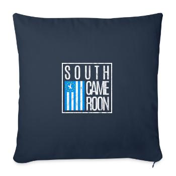 Southern Cameroon - Sofa pillowcase 17,3'' x 17,3'' (45 x 45 cm) - navy - Front