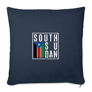 Südsudan - Sofakissenbezug 45 x 45 cm - Navy - Vorne