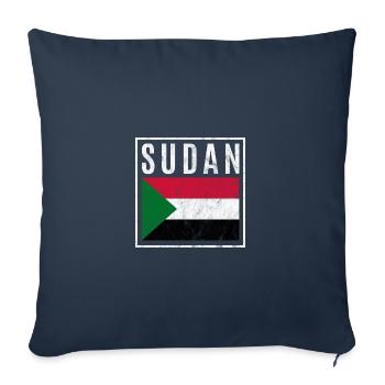 Sudan - Sofakissenbezug 45 x 45 cm - Navy - Vorne