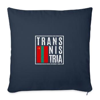 Transnistrien - Sofakissenbezug 45 x 45 cm - Navy - Vorne