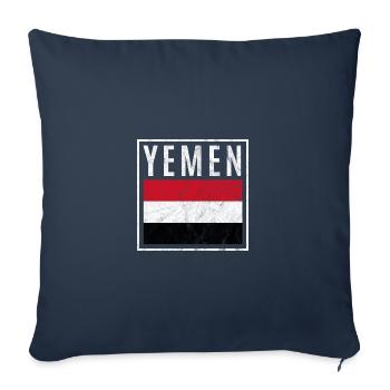 Jemen - Sofakissenbezug 45 x 45 cm - Navy - Vorne