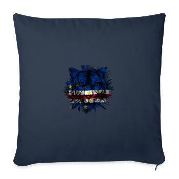 Cap-Vert - Housse de coussin décorative 45 x 45 cm - bleu marine - Devant