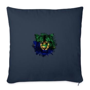 Île Christmas - Housse de coussin décorative 45 x 45 cm - bleu marine - Devant