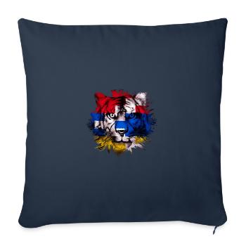 Nagorno-Karabakh - Sofa pillowcase 17,3'' x 17,3'' (45 x 45 cm) - navy - Front