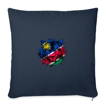 Nauru - Sofa pillowcase 17,3'' x 17,3'' (45 x 45 cm) - navy - Front