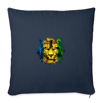 Ogonis - Housse de coussin décorative 45 x 45 cm - bleu marine - Devant