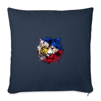 Philippinen - Sofakissenbezug 45 x 45 cm - Navy - Vorne