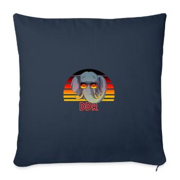 GDR - Sofa pillowcase 17,3'' x 17,3'' (45 x 45 cm) - navy - Front