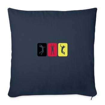Volleyball Piktogramm Germany - Sofakissenbezug 45 x 45 cm - Navy - Vorne
