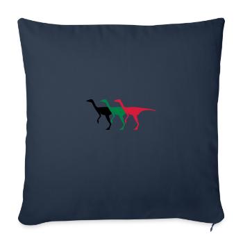 dinos - Sofa pillowcase 17,3'' x 17,3'' (45 x 45 cm) - navy - Front