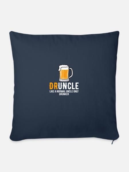 Druncle drinking uncle - Sofakissenbezug 45 x 45 cm - Navy