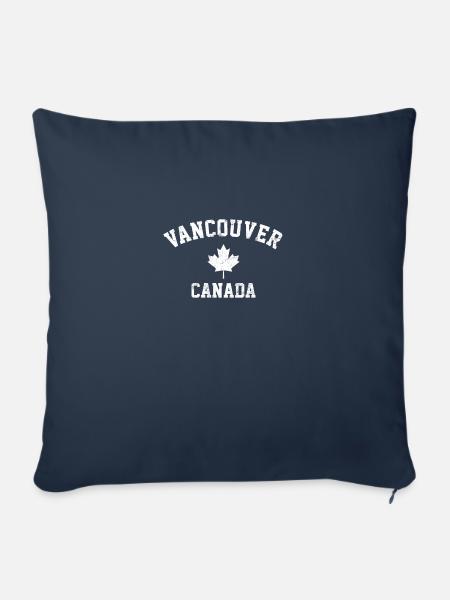 Vancouver Canada flag vancouver - Sofakissenbezug 45 x 45 cm - Navy