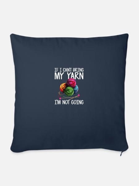 Yarn Knitting - Sofakissenbezug 45 x 45 cm - Navy
