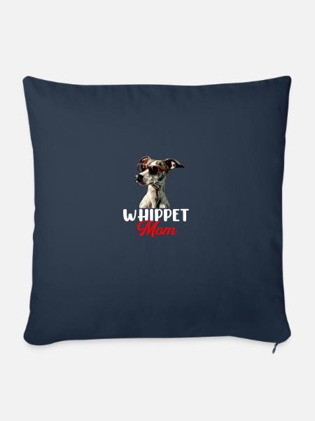 whippet dog - Sofakissenbezug 45 x 45 cm - Navy