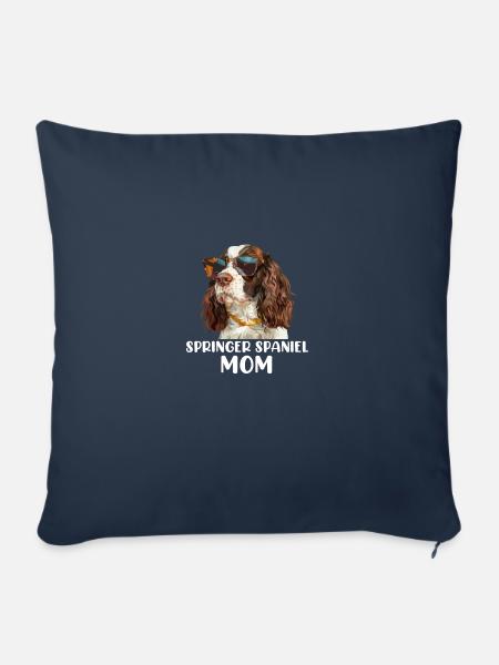 springer spaniel - Sofakissenbezug 45 x 45 cm - Navy