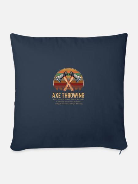 axe throwing definition - Sofakissenbezug 45 x 45 cm - Navy
