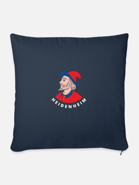 Heidenheimer Heidekopf - Sofakissenbezug 45 x 45 cm - Navy