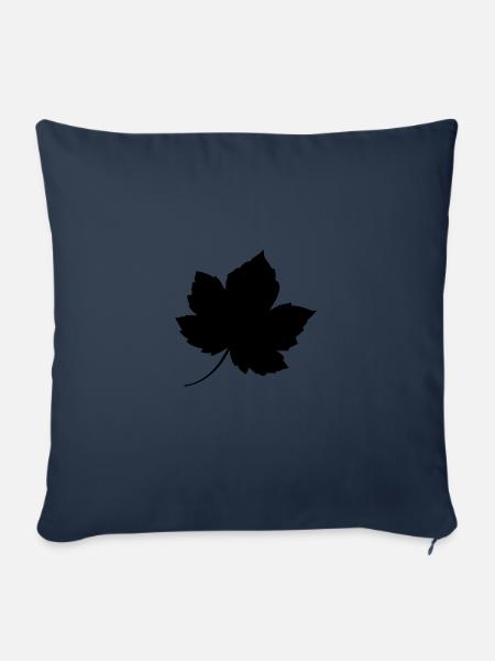 leaf - Sofakissenbezug 45 x 45 cm - Navy