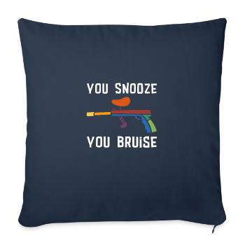 Paintball Paintballer Gift - Sofa pillowcase 17,3'' x 17,3'' (45 x 45 cm) - navy - Front