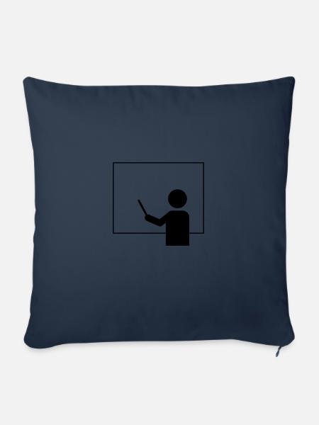 teacher 001 - Sofakissenbezug 45 x 45 cm - Navy