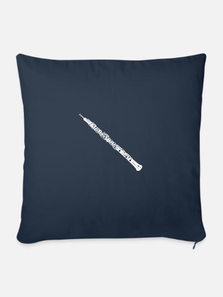 Oboe - Sofakissenbezug 45 x 45 cm - Navy