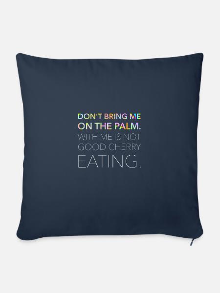 Denglisch witziger Spruch Geschenk - Sofakissenbezug 45 x 45 cm - Navy