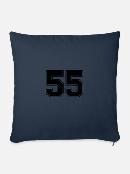 55 - Sofakissenbezug 45 x 45 cm - Navy