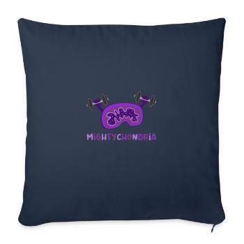 Mitochondria Scientist Biology Gift - Sofa pillowcase 17,3'' x 17,3'' (45 x 45 cm) - navy - Front