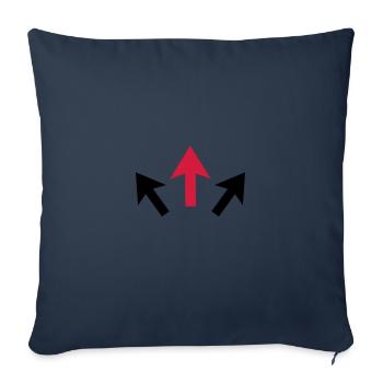 pfeile 01 - Sofakissenbezug 45 x 45 cm - Navy - Vorne