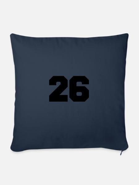 26 - Sofakissenbezug 45 x 45 cm - Navy