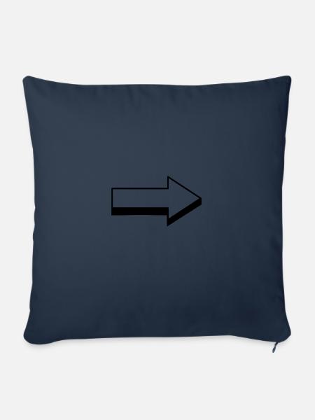 pfeil - Sofakissenbezug 45 x 45 cm - Navy