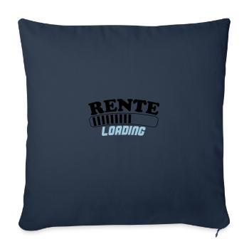 rente loading 02 - Sofakissenbezug 45 x 45 cm - Navy - Vorne