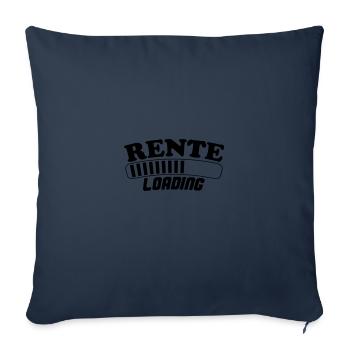 rente loading 01 - Sofakissenbezug 45 x 45 cm - Navy - Vorne
