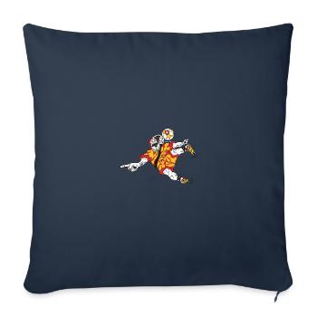Football, Wiltsch, Suisse, Sport, Cool, - Housse de coussin décorative 45 x 45 cm - bleu marine - Devant