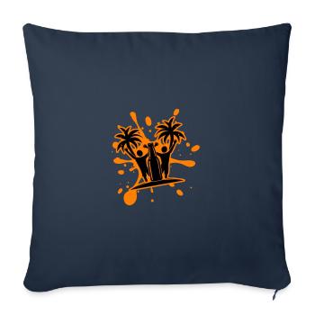 Drinking Beach Party - Sofakissenbezug 45 x 45 cm - Navy - Vorne