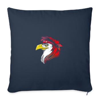 Bermudes - Housse de coussin décorative 45 x 45 cm - bleu marine - Devant