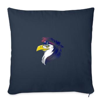 Îles Caïmanes - Housse de coussin décorative 45 x 45 cm - bleu marine - Devant