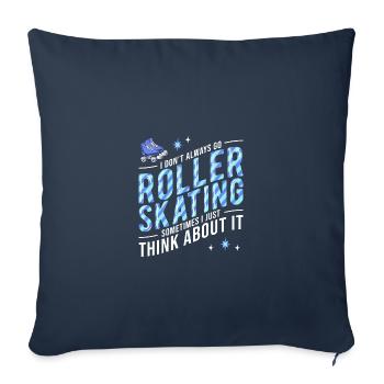 Roller Skating Inline Skating Inline Skates - Sofa pillowcase 17,3'' x 17,3'' (45 x 45 cm) - navy - Front