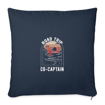 Road Trip - Sofa pillowcase 17,3'' x 17,3'' (45 x 45 cm) - navy - Front