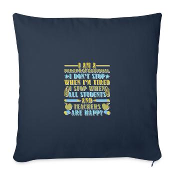 Paraprofessional - Sofa pillowcase 17,3'' x 17,3'' (45 x 45 cm) - navy - Front