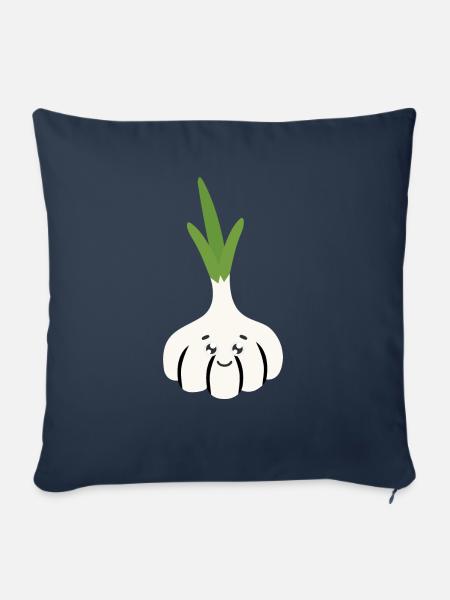 Knoblauch - Sofakissenbezug 45 x 45 cm - Navy