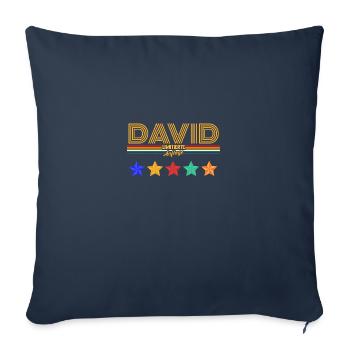 David - Sofakissenbezug 45 x 45 cm - Navy - Vorne
