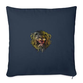 Brunei - Housse de coussin décorative 45 x 45 cm - bleu marine - Devant
