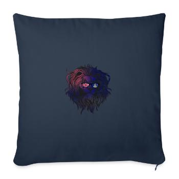 Îles Caïmanes - Housse de coussin décorative 45 x 45 cm - bleu marine - Devant