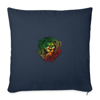 République du Congo - Housse de coussin décorative 45 x 45 cm - bleu marine - Devant