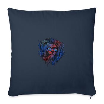République démocratique du Congo - Housse de coussin décorative 45 x 45 cm - bleu marine - Devant