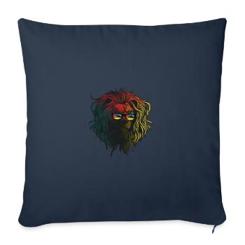 Mozambique - Housse de coussin décorative 45 x 45 cm - bleu marine - Devant